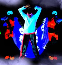 Black light theatre comedy