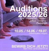 SENECA INTENSIV | Auditions 2025/26