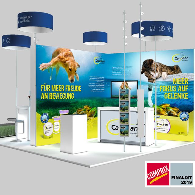 Booth for Boehringer-Vetmedica by Goebel+Groener