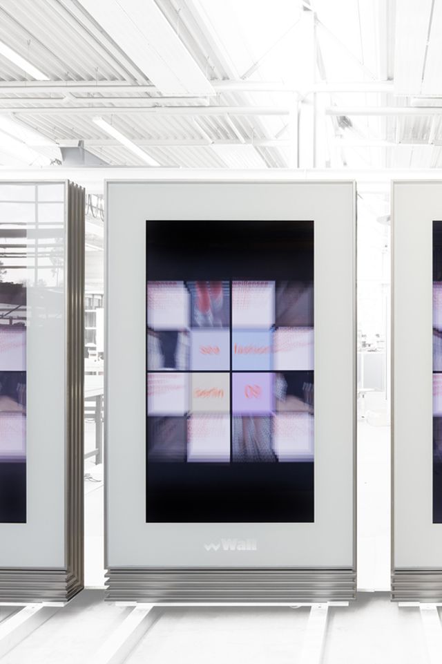 digitale Werbevitrine