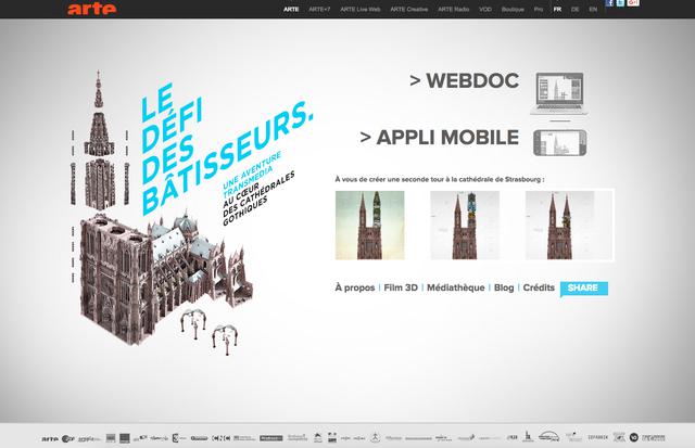 ARTE – Le Défi des Bâtisseurs - Composition