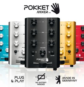 POKKET, POKKETMIXER Mini-DJ-Mixer