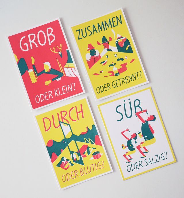 Postkarten-Set: Alternativen