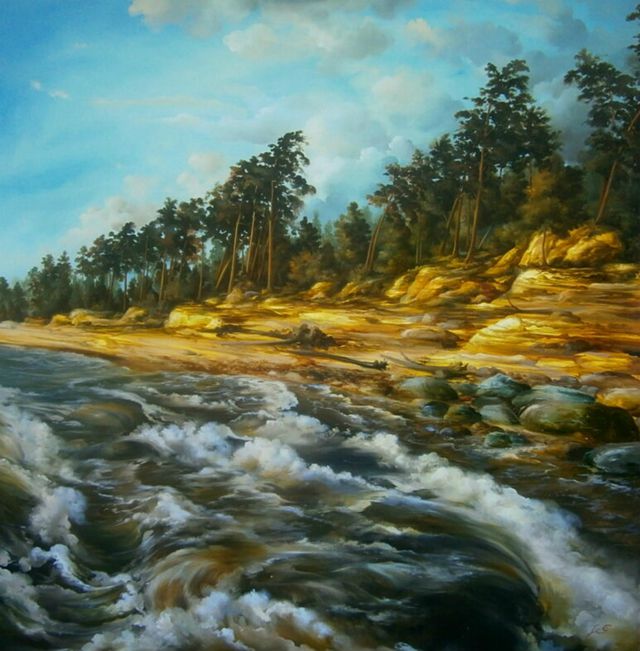 The amber shore