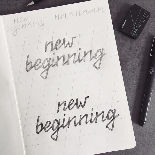 100 days of lettering by Frayart